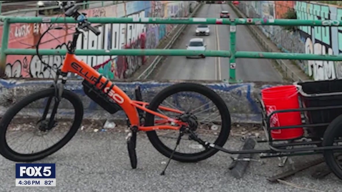 Magnet Man's bike stolen